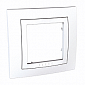 Рамка   MGU2.002.18   1-я  цвет  белый  UNICA для поворотного светорегулятора, электронного регулятора напряжения мощности, для скрытой установки серии  UNICA   Schneider-Electric,   ЕС           